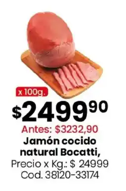 Coto Bocatti jamón cocido natural oferta