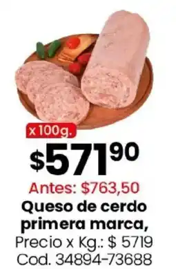 Coto Queso de cerdo primera marca oferta