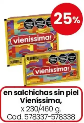 Coto Vieníssima en salchichas sin piel oferta