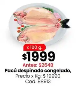 Coto Pacú despinado congelado oferta