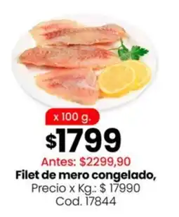 Coto Filet de mero congelado oferta