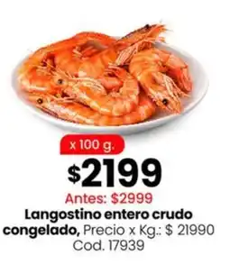 Coto Coto congelado langostino entero crudo oferta