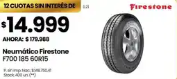 Changomas Firestone neumático oferta