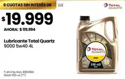 Changomas Total quartz lubricante oferta