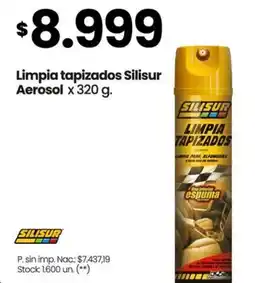 Changomas Silisur limpia tapizados aerosol oferta