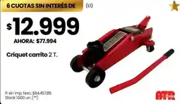 Changomas Criquet carrito 2 T oferta