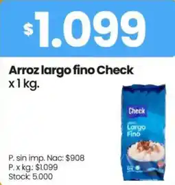 Changomas Check arroz largo fino oferta