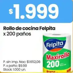 Changomas Felpita rollo de cocina oferta