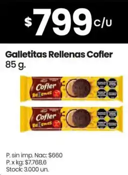 Changomas Cofler galletitas rellenas oferta