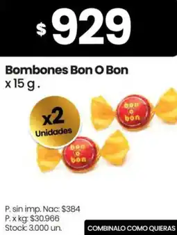 Changomas Bon o bon bombones oferta