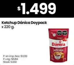 Changomas Dánica ketchup doypack oferta