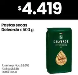 Changomas Delverde pastas secas oferta