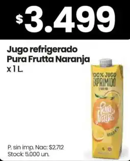 Changomas Pura frutta naranja jugo refrigerado oferta