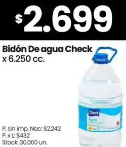 Changomas Check bidón de agua oferta
