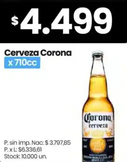 Changomas Corona cerveza oferta
