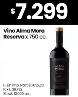 Changomas Alma mora vino reserva oferta