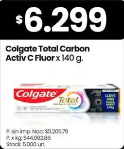 Changomas Colgate total carbon activ c fluor oferta