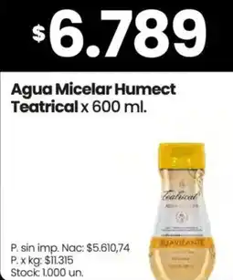 Changomas Teatrical agua micelar humect oferta