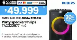 Changomas Philips party speaker oferta