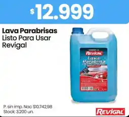Changomas Revigal lava parabrisa listo para usar oferta