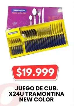 Autoservicio Capo Juego de cub. tramontina new color oferta