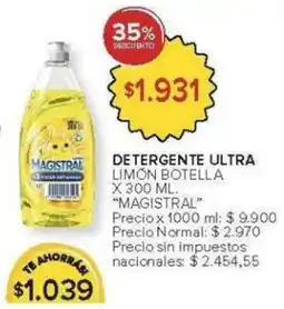 Carrefour Magistral detergente ultra limon botella oferta