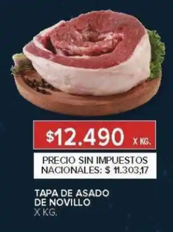 Tapa de asado de novillo