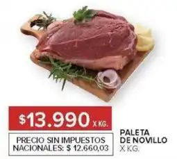 Carrefour Paleta de novillo oferta