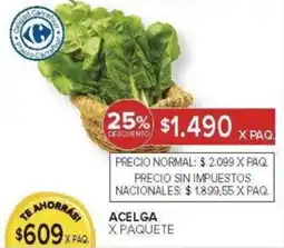 Carrefour Acelga oferta