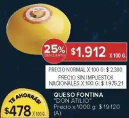 Carrefour Don atilio que so fontina oferta