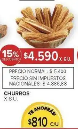 Carrefour Churros oferta