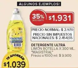 Carrefour Magistral detergente ultra limon botella oferta