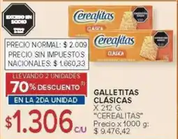 Carrefour Cerealitas galletitas clásicas oferta