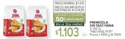 Carrefour Natural pop premezcla sin tacc faina oferta