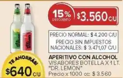 Carrefour Dr. lemon visabores botella oferta