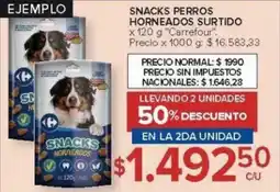 Carrefour Carrefour snacks perros horneados surtido oferta