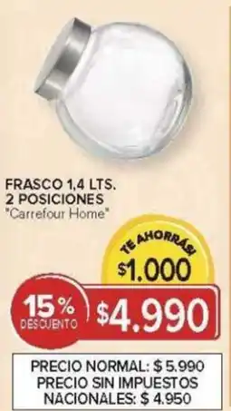 Carrefour Carrefour home frasco oferta