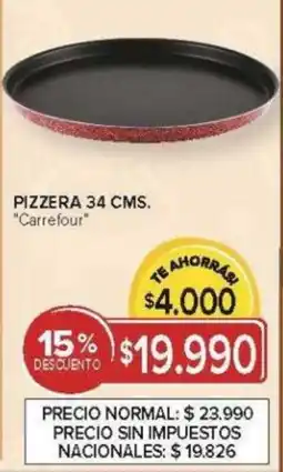 Carrefour Carrefour pizzera oferta