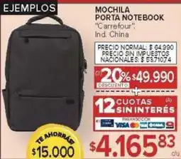 Carrefour Carrefour mochila porta notebook oferta