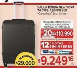 Carrefour Carrefour valija rígida new york oferta