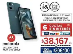 Carrefour Motorola celular libre oferta