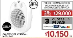 Carrefour Delf caloventor vertical oferta