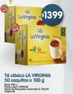 Supermercados Buenos Días La virginia té clásico oferta
