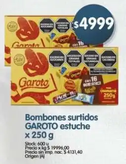 Supermercados Buenos Días Garoto bombones surtidos estuche oferta