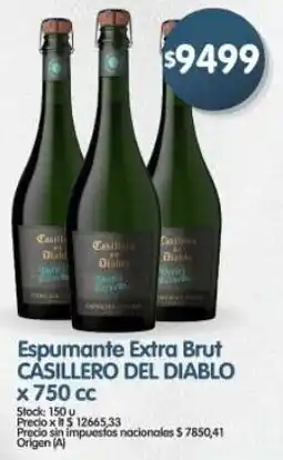 Supermercados Buenos Días Casillero del diablo espumante extra brut oferta