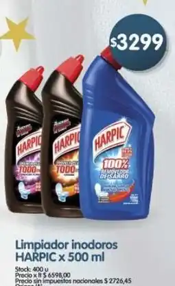 Supermercados Buenos Días Harpic limpiador inodoros oferta