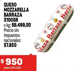 Makro Barraza queso mozzarella oferta