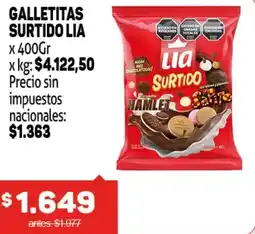 Makro Lia galletitas surtido oferta