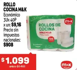 Makro M&k rollo cocina económico oferta
