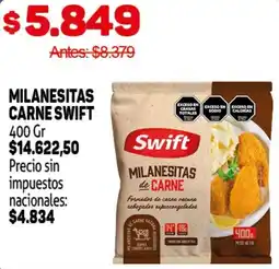 Makro Swift milanesitas carne oferta